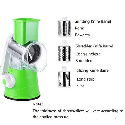 3-in-1 Rotary Drum Grater