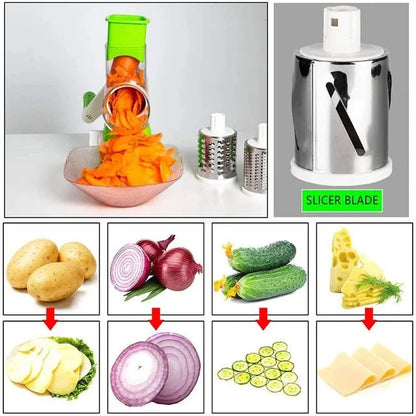 3-in-1 Rotary Drum Grater