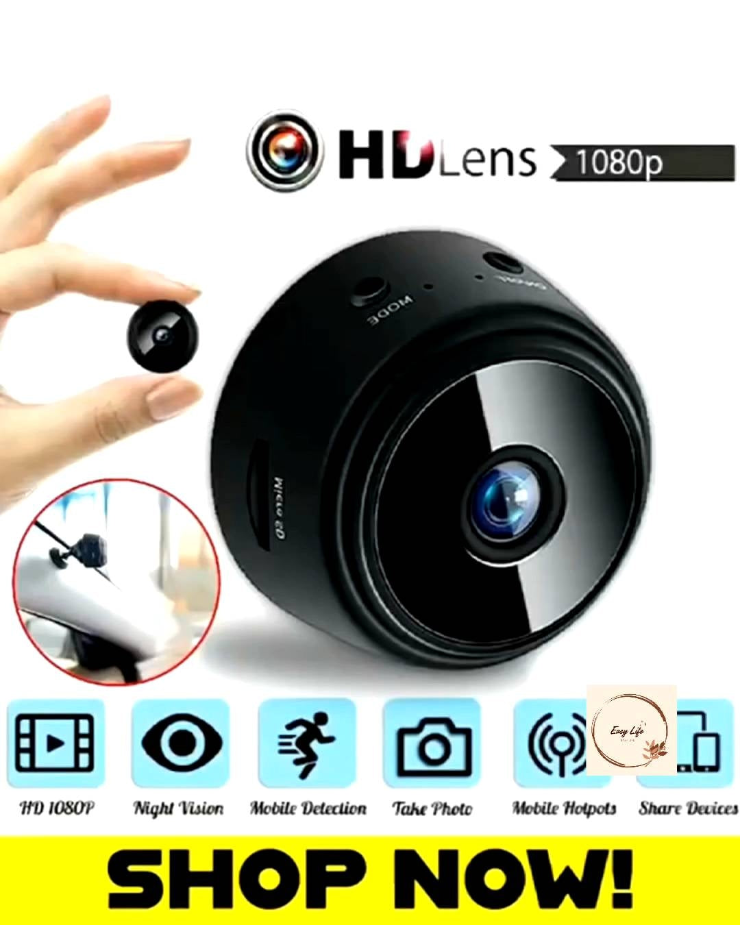 Mini WiFi Security Camera