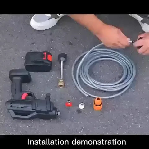 Cordless High-Pressure Washer Gun