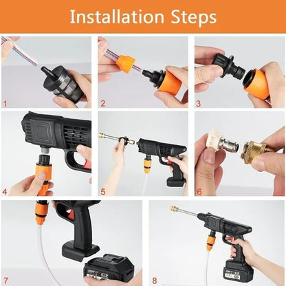 Cordless High-Pressure Washer Gun
